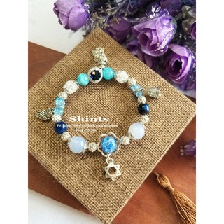 Vòng chuỗi đẹp mix charm cao cấp - Biển sâu