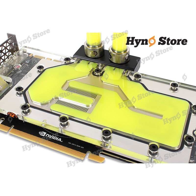 Nước mát EK màu vàng chuối tản nhiệt nước custom Hyno Store