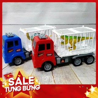 Xe chở thú bánh đà tặng kèm 1 thú (352-93)