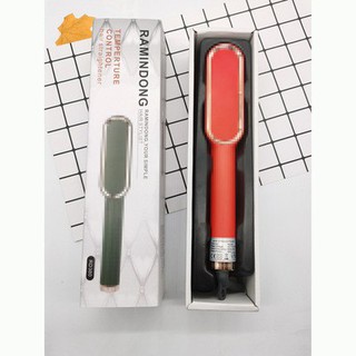Lược Điện Chải - Uốn, Cụp, Làm Thẳng Tóc ở Salon- Làm Nóng Nhanh PTC Với 6 Mức Nhiệt Bảo Vệ Tóc .