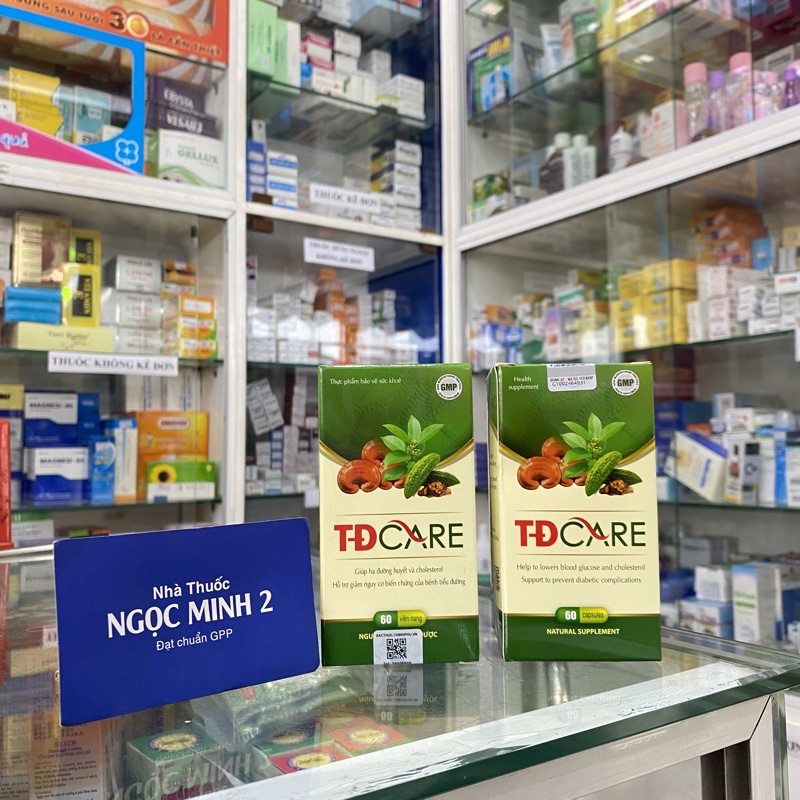 ✅ [Chính Hãng] Viên uống TĐ Care hộp 60 viên [ giúp hạ đường huyết] và giảm nguy cơ biến chứng của bệnh tiểu đường