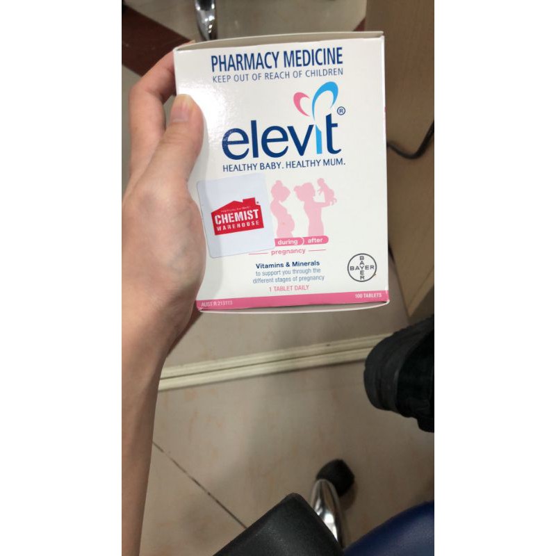 elevit bầu Úc mẫu cũ