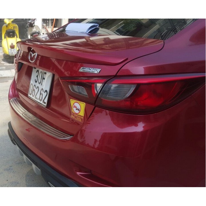 Đuôi Gió Thể Thao cho Xe Mazda 2 Sedan 2015 đến 2020 - hàng mộc chưa sơn- tặng kèm keo dính - lắp đặt dễ dàng