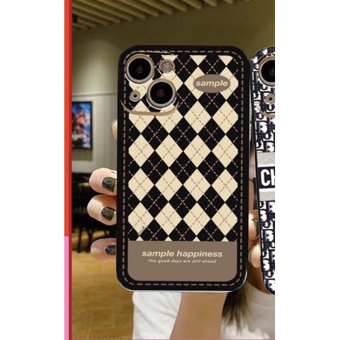 Ốp lưng iphone lưng cạnh vuông giả lp12 hình dior and caro 5s/6/6plus/6s/6splus/7/7plus/8/8plus/x/xr/xs/11/12/pro/promax