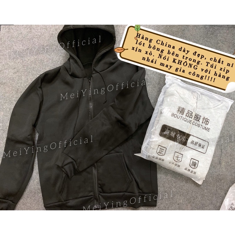 Áo khoác nỉ form rộng (ảnh thật &amp; video), áo khoác thu đông chất nỉ bông, áo nỉ hoddie nữ