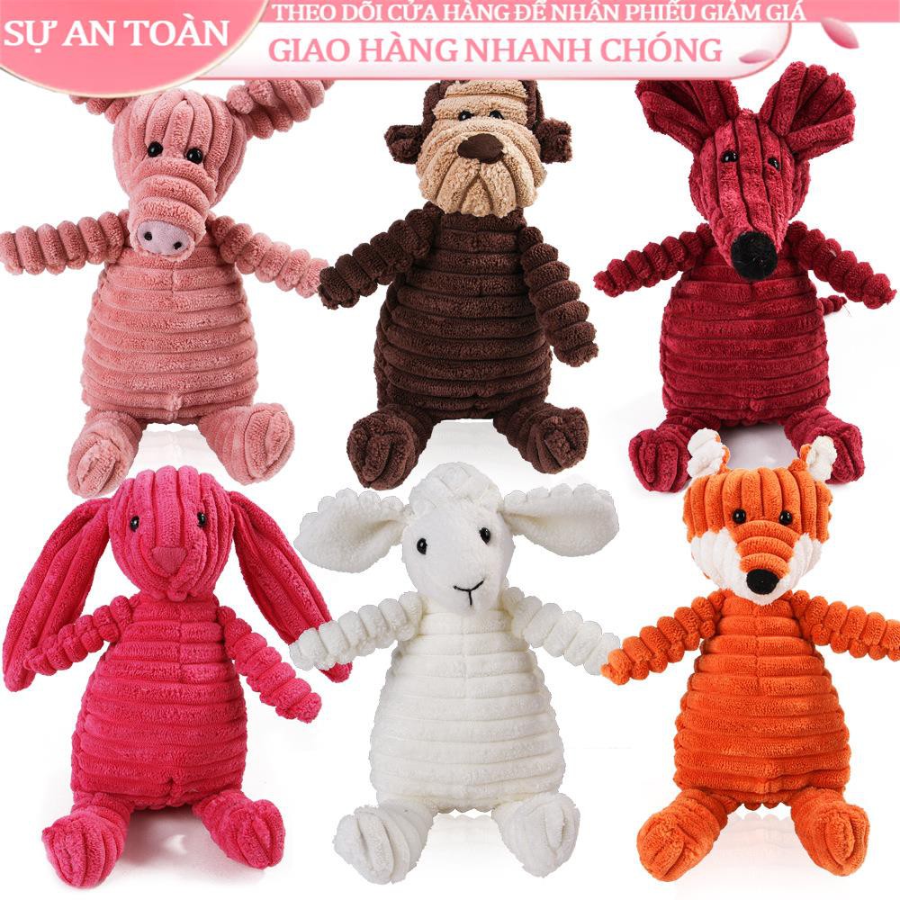 ۞Nhiều loại chó cảnh, đồ chơi, chiến đấu, mọc răng, thông hơi, huấn luyện khỉ nhung con Heo âm thanh Đồ chơi sang trọng