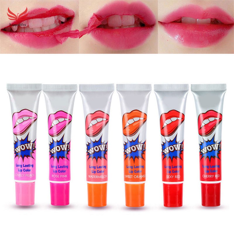 [Hàng mới về] Set 6 Son Xăm Môi Dạng Lột Chống Thấm Nước Trang Điểm Lâu Trôi | BigBuy360 - bigbuy360.vn