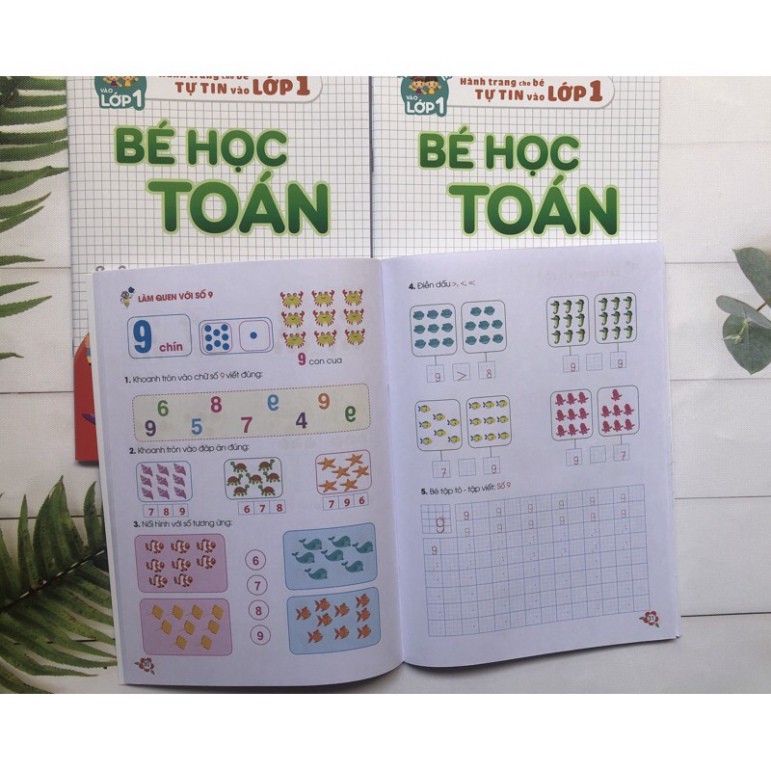 Bé học toán, hành trang cho bé tự tin vào lớp 1