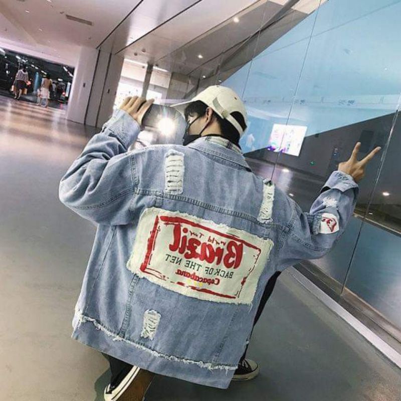 Áo Khoác Jeans Denim Jacket thời trang Unisex