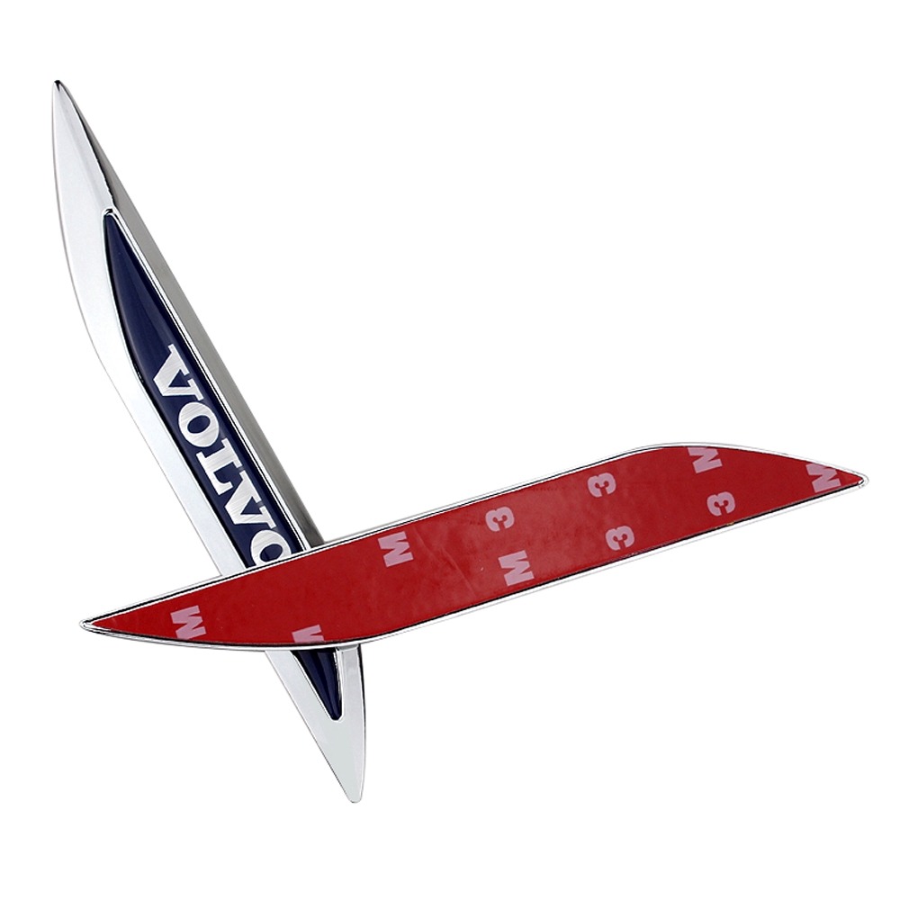 Set 2 miếng dán kim thoại trang trí thân xe cho Volvo S60 S60L S70 S80 Xc60 V40 Xc80