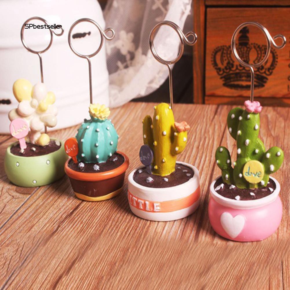 Kẹp đựng hình mini hình cây xương rồng