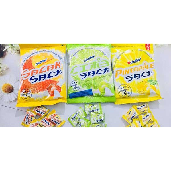 [HCM] [THÙNG (40 GOI X 120G )]- KẸO  CHANH MUỐI  THÁI LAN- ĂN VẶT SIÊU NGON