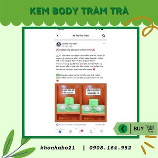 [CẬP NHẬT GIÁ MỚI] Combo Body Tràm Trà