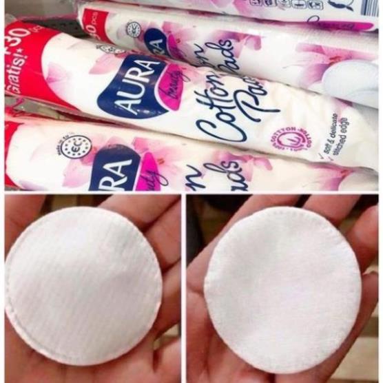 [SALE] Bông Tẩy Trang Aura 150 Miếng Cotton Beauty Cotton Pads