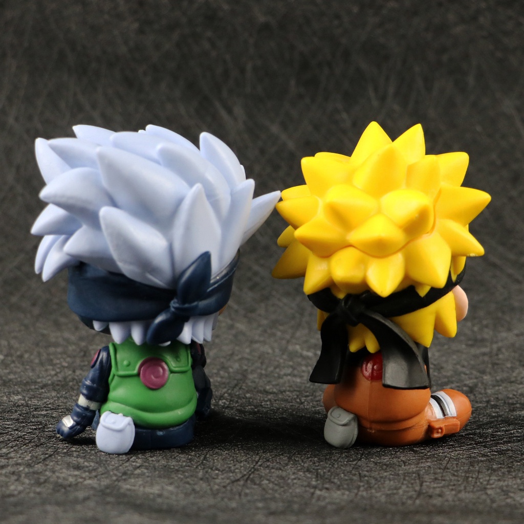 Mô hình figure Naruto Itachi Kakashi Sasuke chibi anime chibi xinh xắn mô hình trang trí