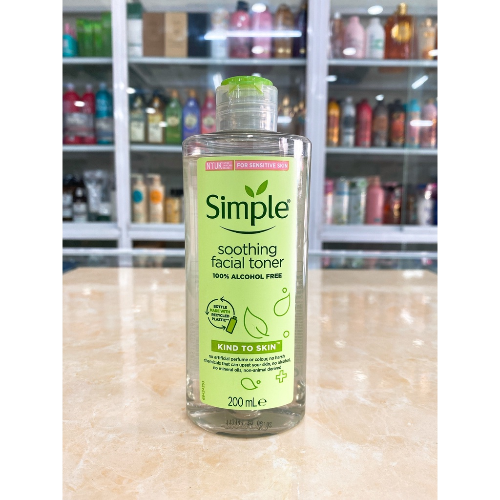 Nước Hoa Hồng Simple Soothing Facial Toner 200ml