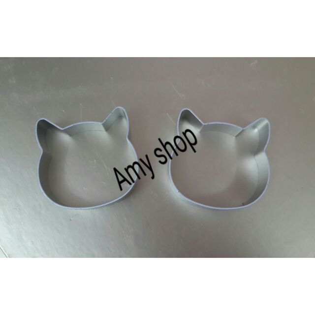 Cutter cookie mặt mèo