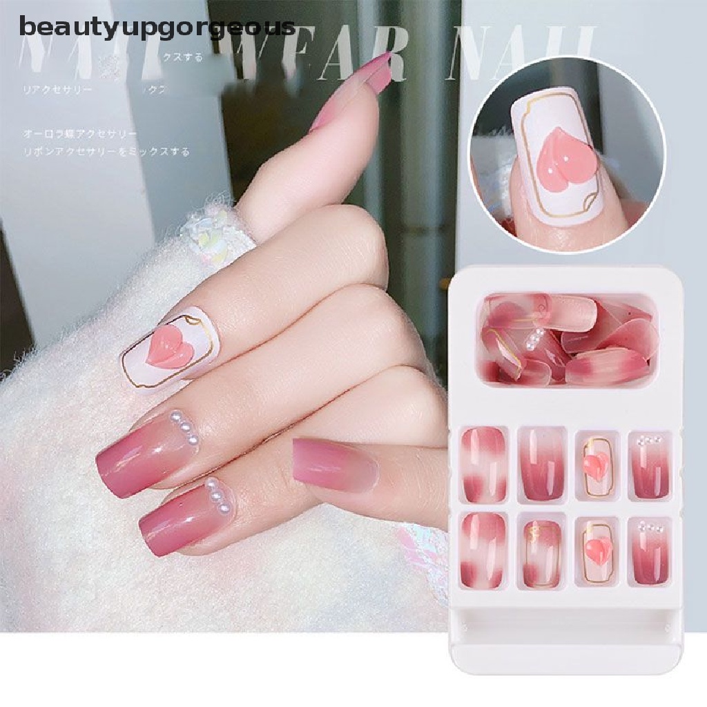 Bộ 24 Móng Tay Giả Dán Trang Trí Toàn Diện Cho Nữ