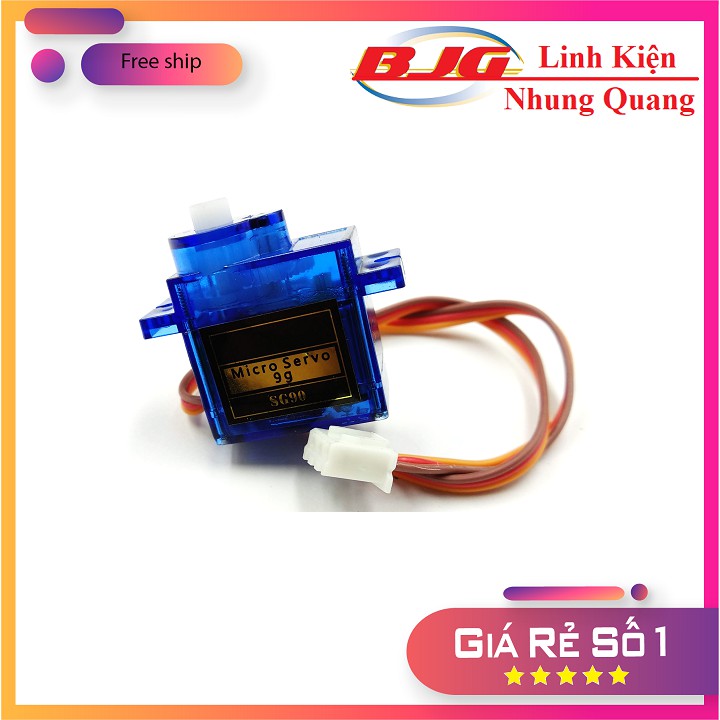 Động Cơ Servo SG90, Góc Quay 180 Độ