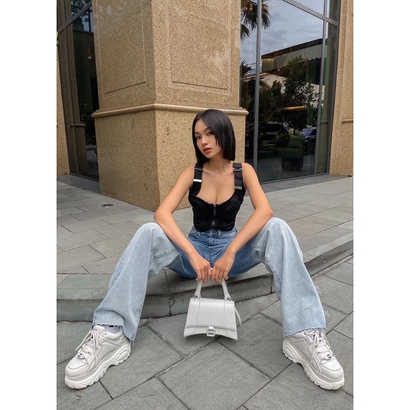 Quần Jeans Suông Ống Rộng Ombre Xuất Xịn [ẢNH THẬT 100%] MÓM STORE