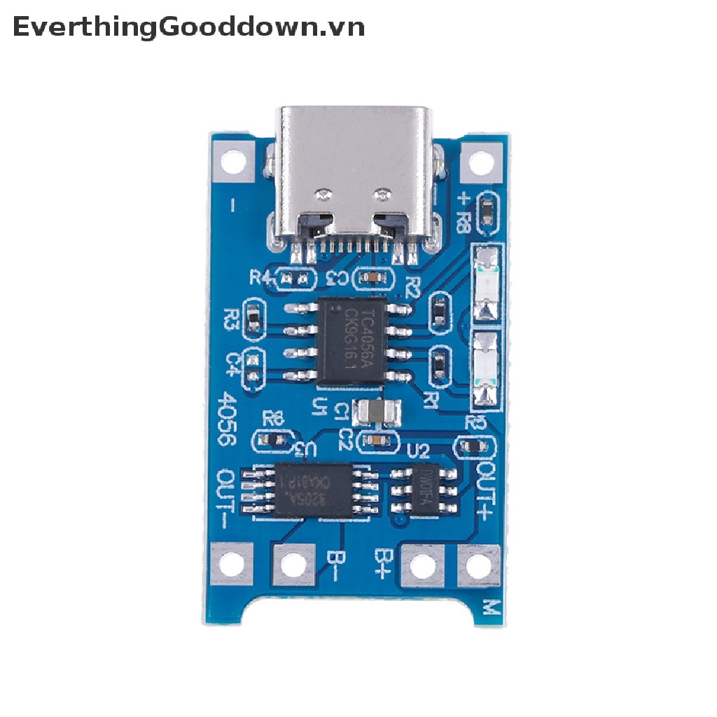 Bảng mạch sạc pin lithium TP4056 18650 Type C 5V 1A