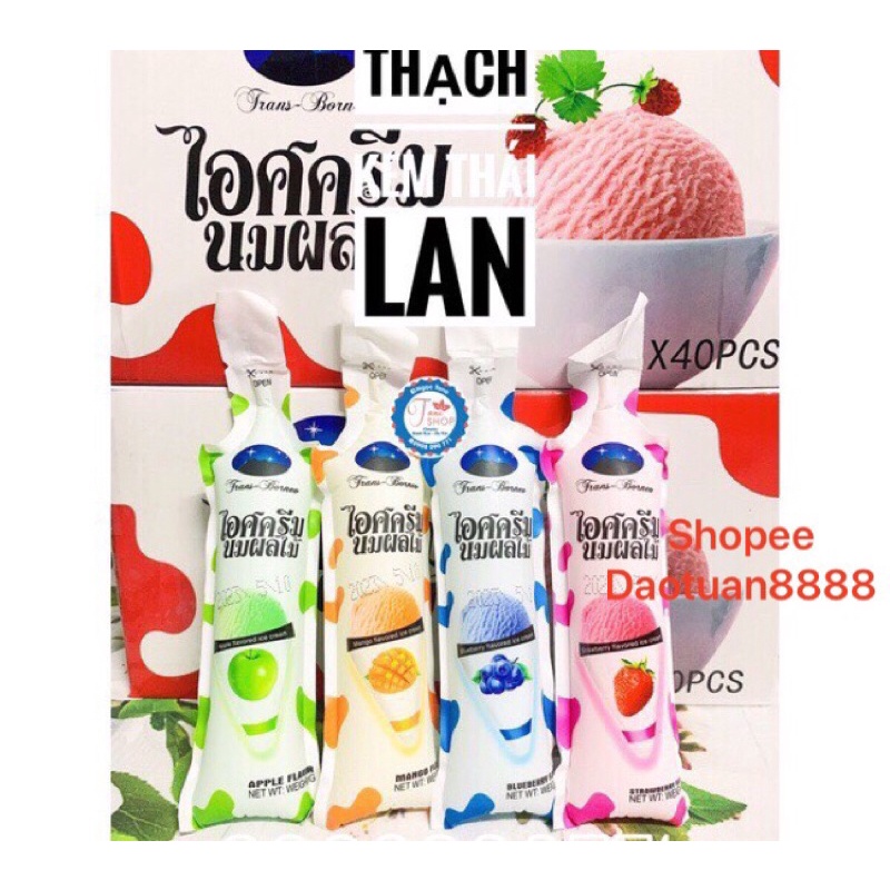 Thạch Kem Sữa Chua Trái Cây Thái Lan