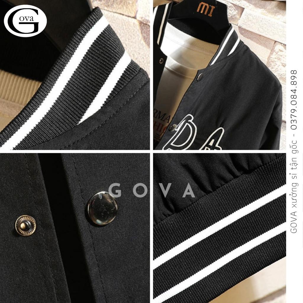 Áo Bomber Dù 2 Lớp PP DA Form Rộng Nam Nữ, Áo Khoác Dù Bóng Chài Chống Nắng Ulzzang Unisex GOVA