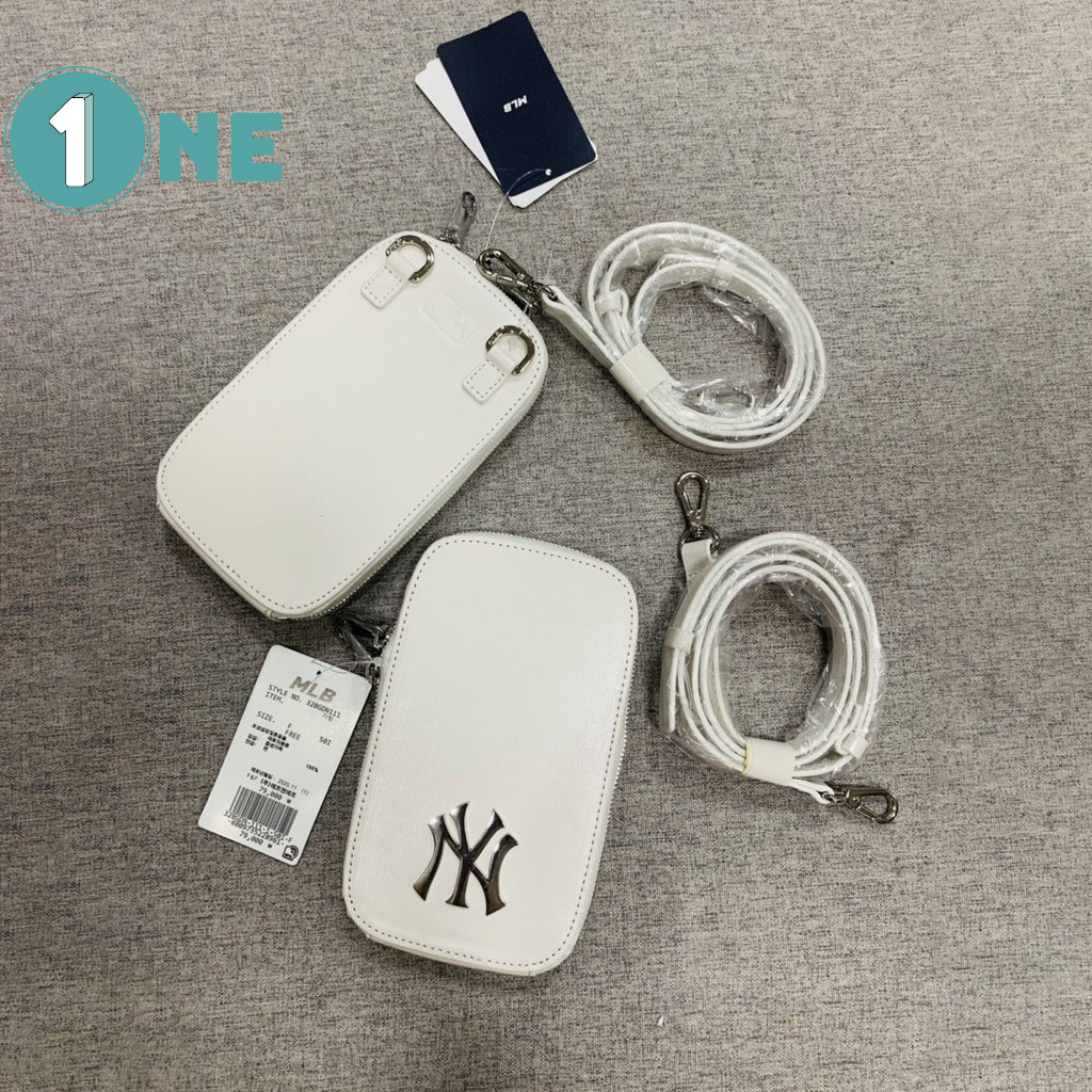 ( Chuẩn Hãng ) Túi Đeo Chéo MLB NY Mini Neck Pouch New York Yankees Full Tag Mac
