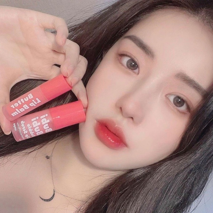 Gel tẩy da chết môi Unpa Bubi Bubi Lip, gel sủi cực lành tính, siêu mềm môi 10ml NPP Tido88