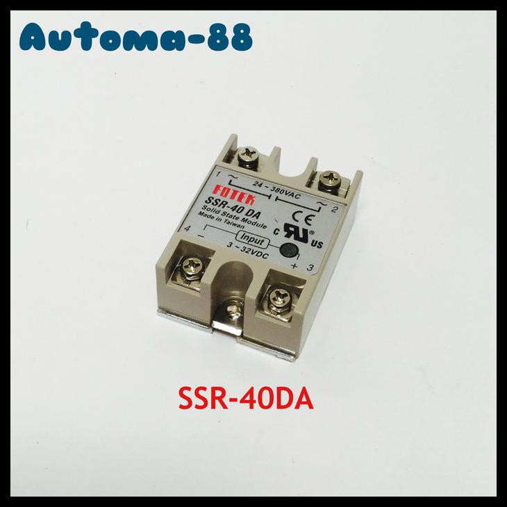 Rơ Le Bán Dẫn Fotek Ssr 40a Ssr40-Da Dc-Ac 220v Poi198