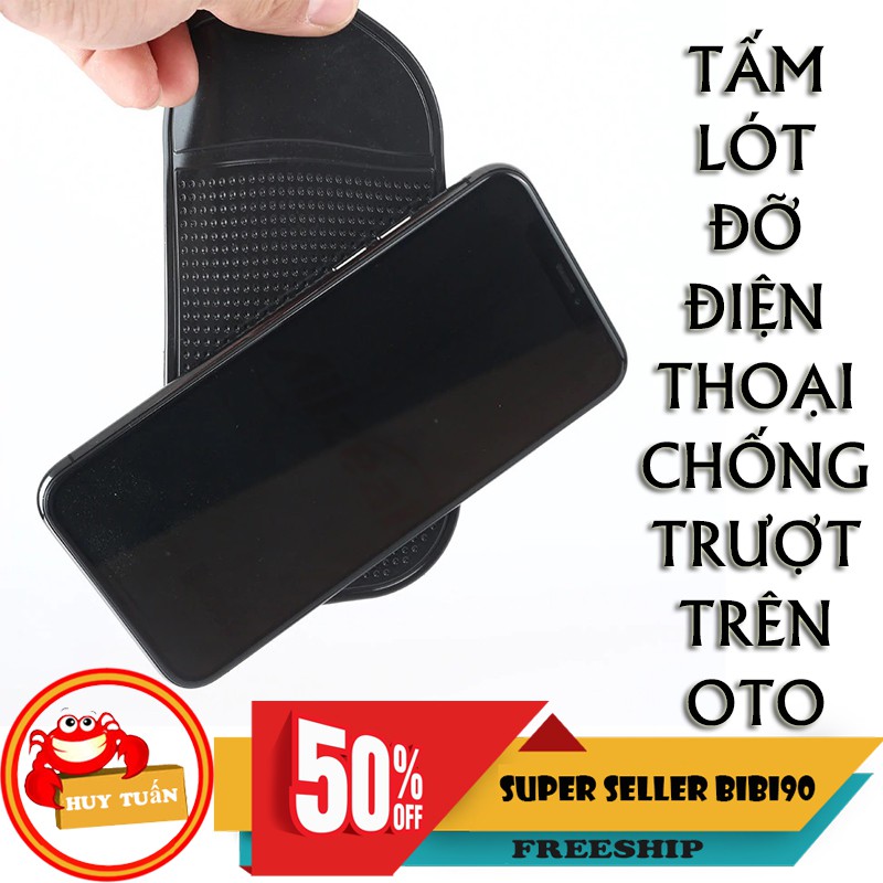 Miếng lót đỡ điện thoại chống trượt trên ô tô (LDT01)