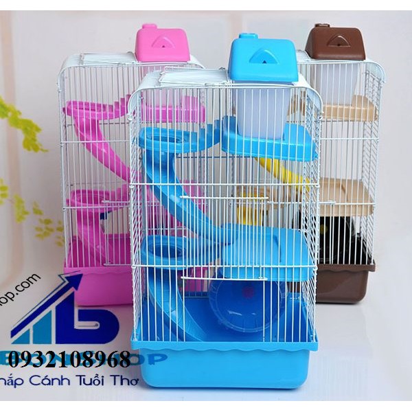 Lồng Hamster – Hoàng tử 3 tầng size lớn đủ màu sắc