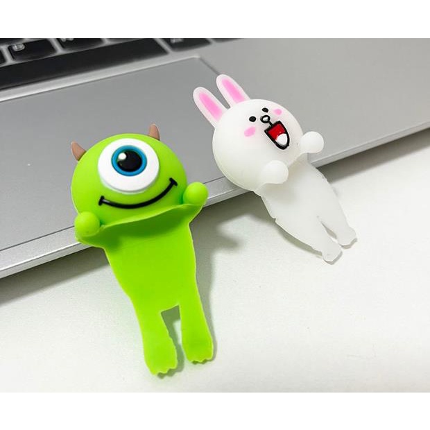 Búp bê hoạt hình trang trí màn hình laptop/điện thoại xinh xắn