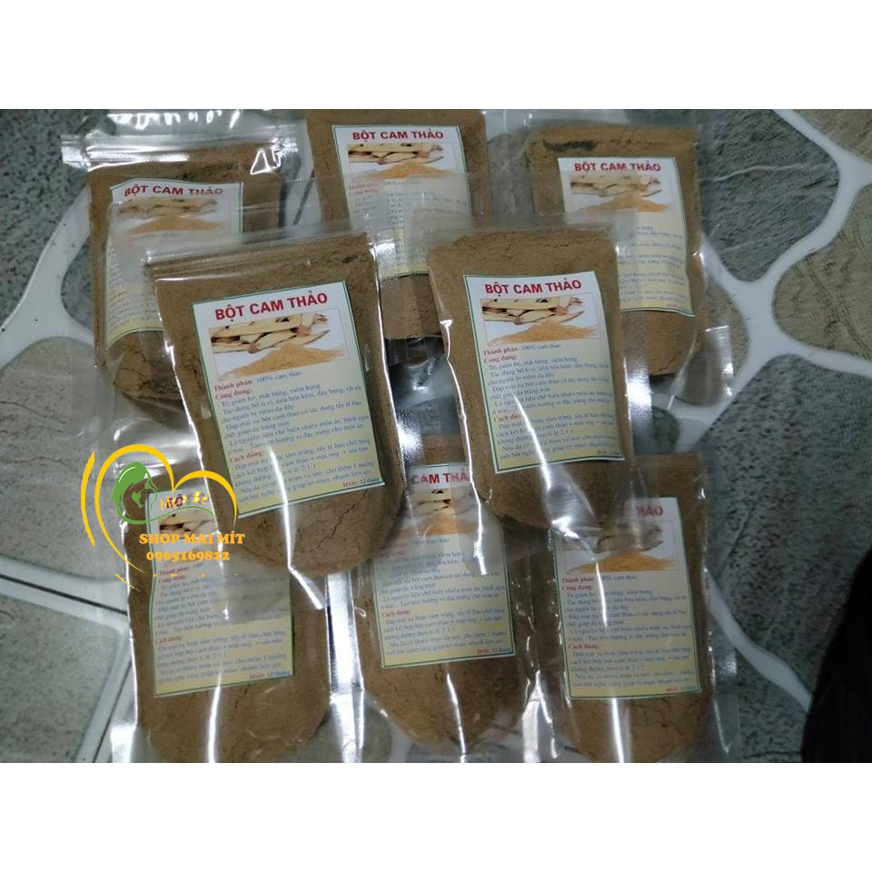 100g Bột Cam Thảo Handmade - Trắng Da & Giảm Mụn