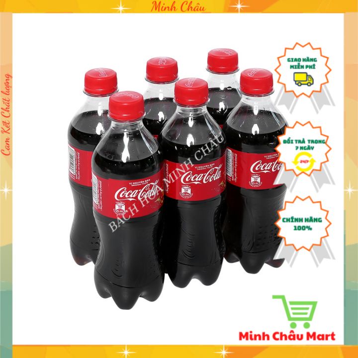 Nước Ngọt Coca Cola 390ml Lốc 6 Chai