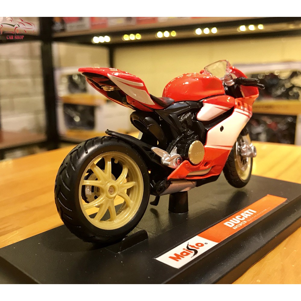 Mô hình xe mô tô Ducati 1199 Superleggera tỉ lệ 1/18 hãng Maisto