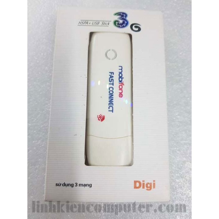 USB DCOM 3G, USB 3G Mobifone Fast Connect dùng được đa mạng, có khe đọc thẻ nhớ