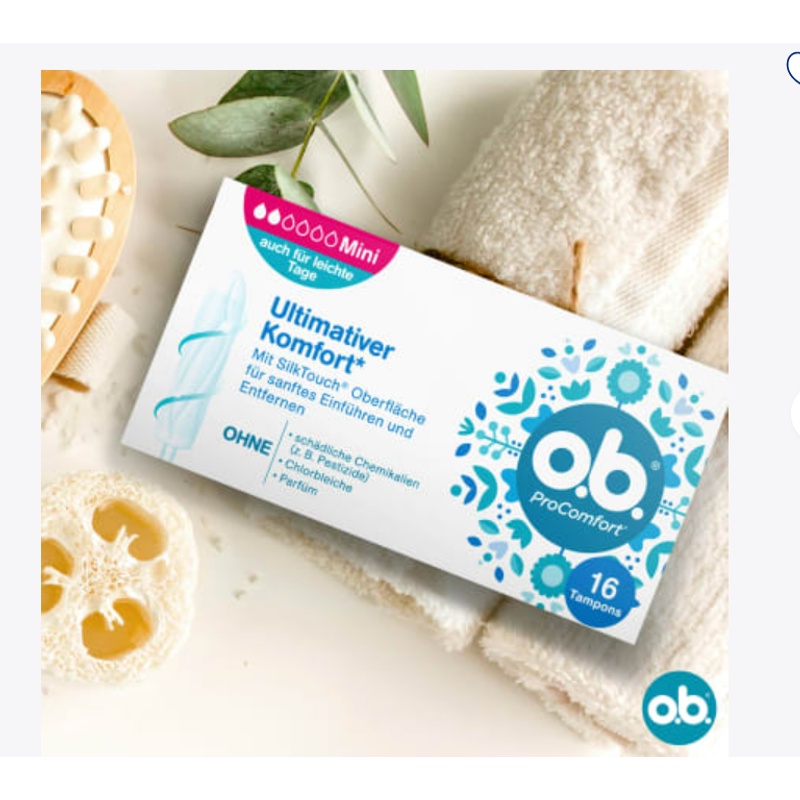 Tampon băng vệ sinh O.B, Jessa, mini, normal, super, Đức ( có che tên)