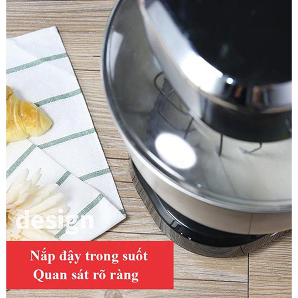 Máy trộn bột, nhồi bột, đánh trứng tự động Shinechef