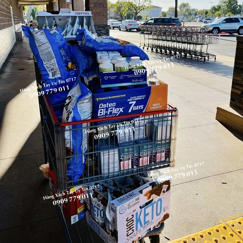 Socola đắng Chocxo Keto Snaps Dark Chocolate Coconut Almond Sea Salt Mỹ 420g