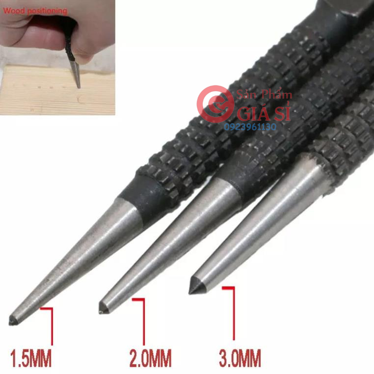 Bộ 3 mũi đục định vị khoan lỗ ❤️freeship❤️