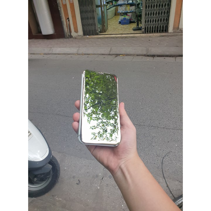 Bao da Clear View Standing Cover Samsung A8 2018