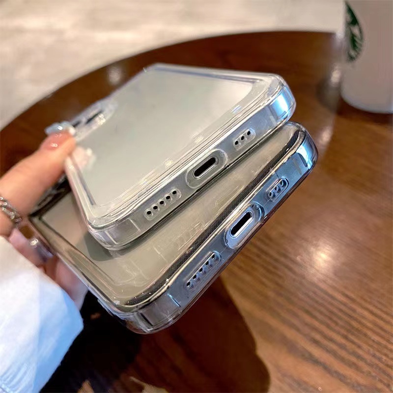 Ốp Điện Thoại Trong Suốt Chống Sốc Họa Tiết Vũ Trụ Cho iPhone 14 Pro Max 13 Pro Max 12 Pro Max 11 Pro Max 7 8 Plus