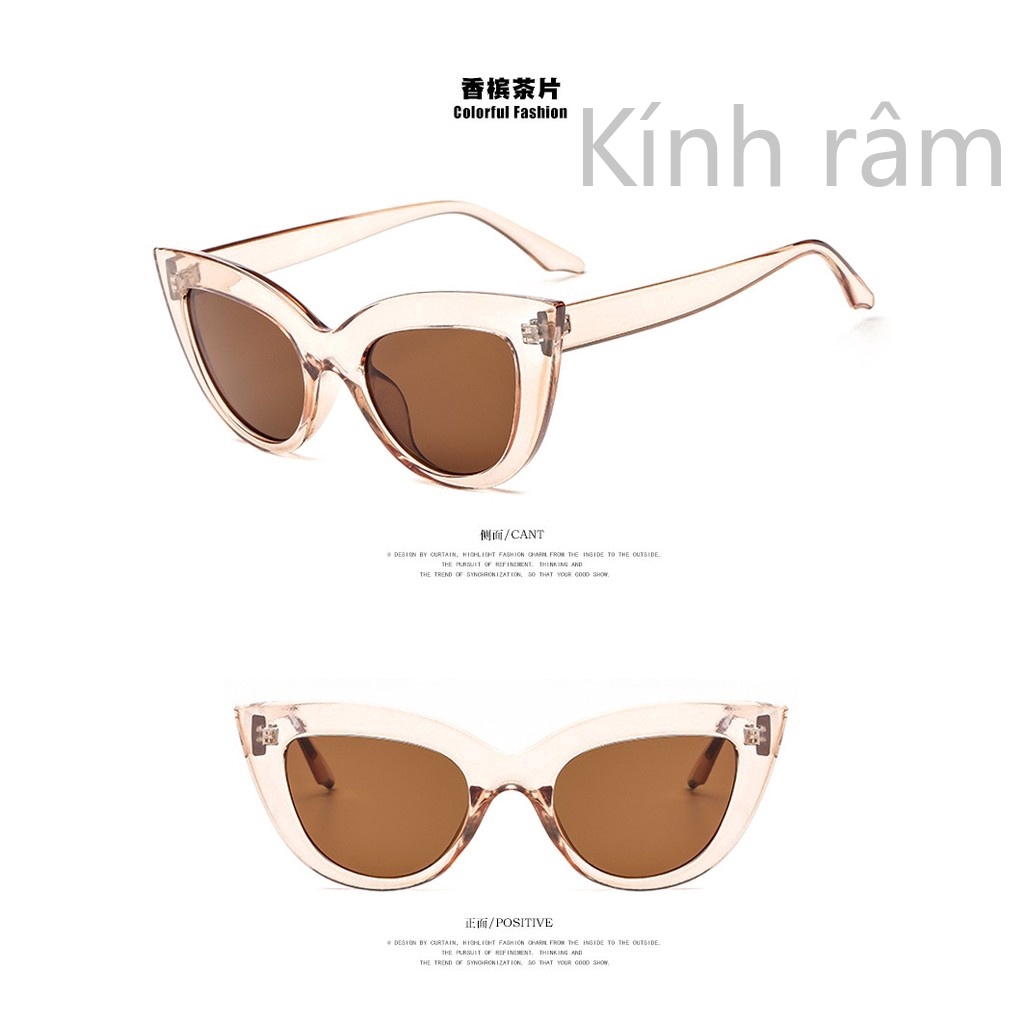 Kính mát mắt mèo sang trọng phong cách cổ điển