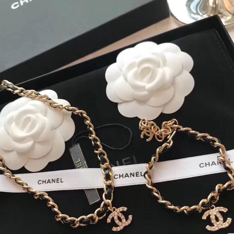 Vòng tay / Vòng cổ choker phối da đen thời trang cổ điển 2020 cá tính