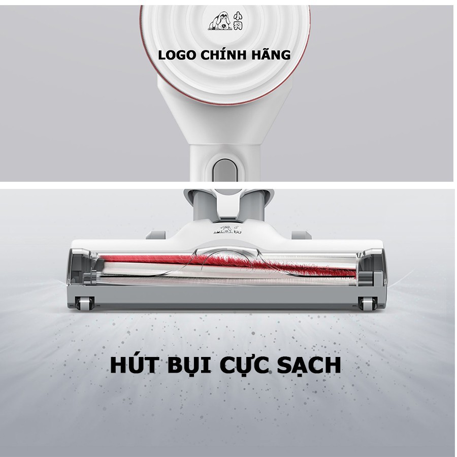 Máy hút bụi cầm tay cao cấp Puppyoo T6 Simba - Máy hút bụi gia đình lực hút 15000Pa công nghệ NIDEC MOTOR