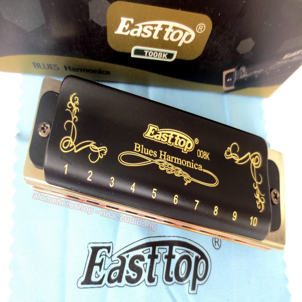 Kèn harmonica diatonic Easttop T008K Đen