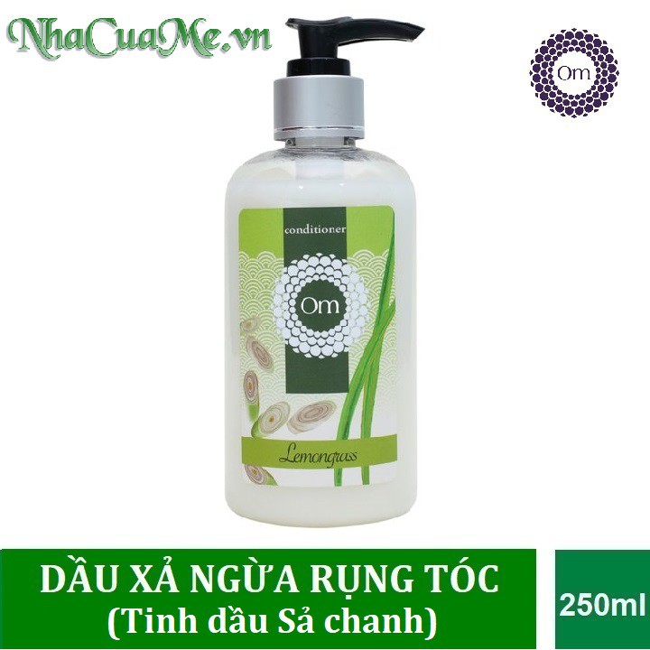 Dầu xả ngừa rụng tóc tinh dầu sả chanh Om Fountain 250ml