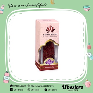 NHUỴ HOA NGHỆ TÂY SAFFRON MARKET PREMIUM SAFFRON THREADS HỘP 2G #GIÁ_CỰC_RẺ
