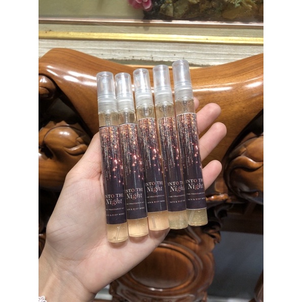 Xịt thơm Body into The Night - mùi best seller luôn ạ - chai chiết tiện lợi mang theo 10ml